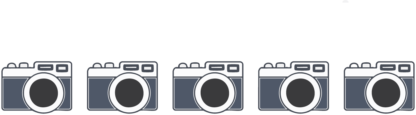 5 camera icons